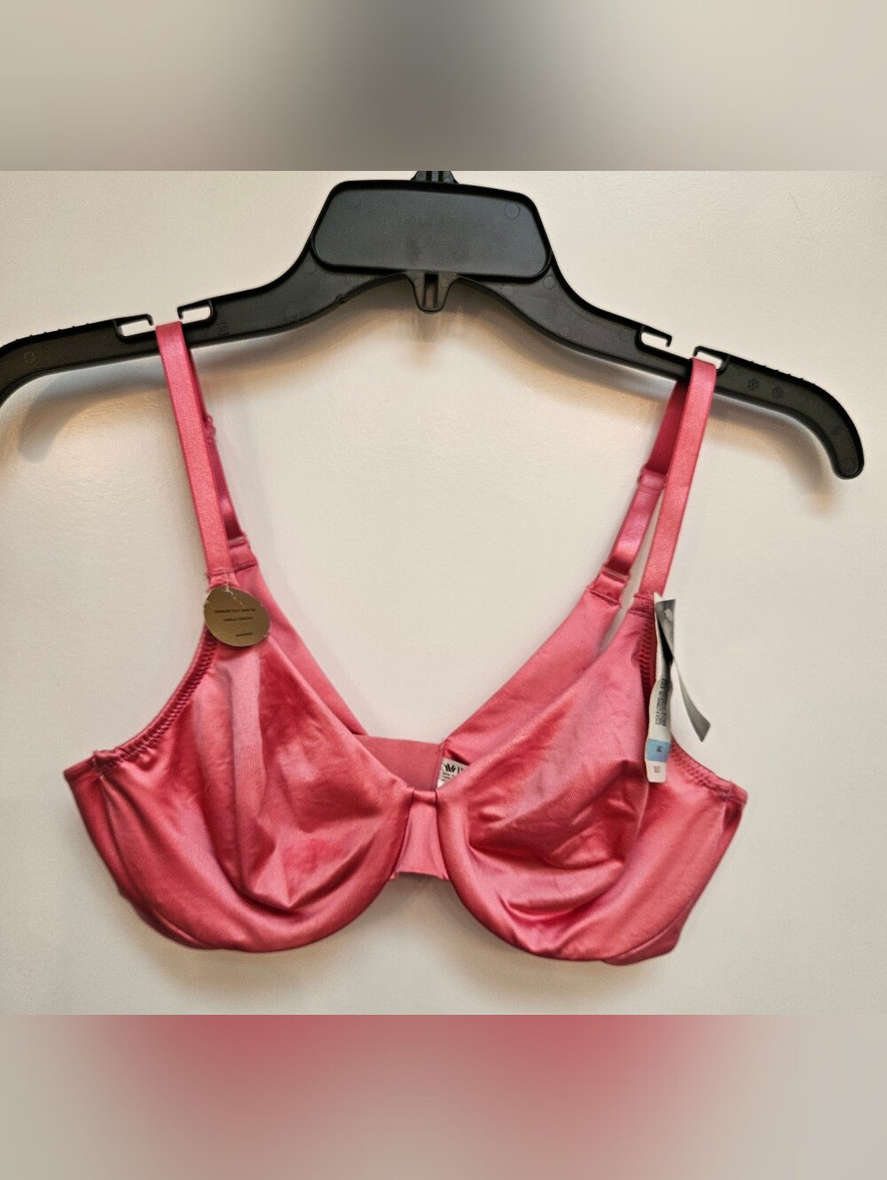 NWT Wacoal Inner Sheen Underwire Bra 855397 Seamless Unpadded Pink 34C